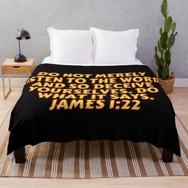 Item preview, Bible Verse James 1:22 designed and sold by Prayingwarrior.