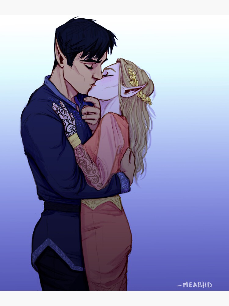 Rhysand and Feyre by meabhd