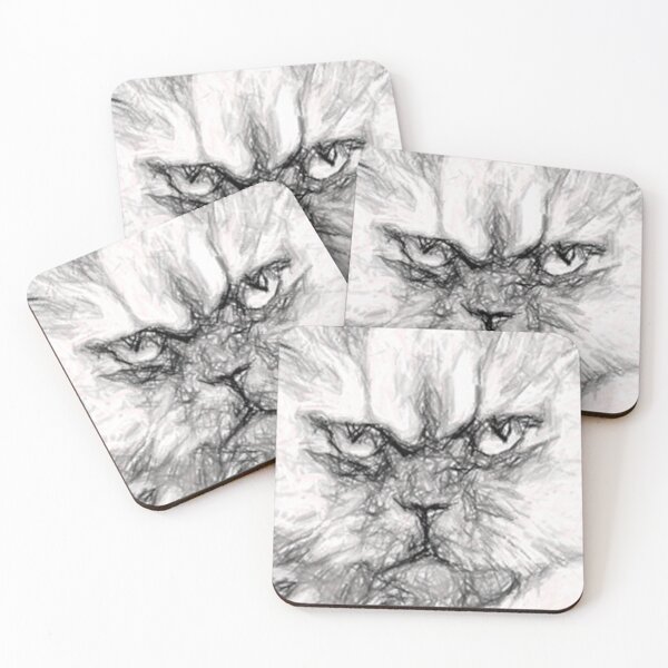 Item preview, Mean Cat designed and sold by apurpleunicorn.