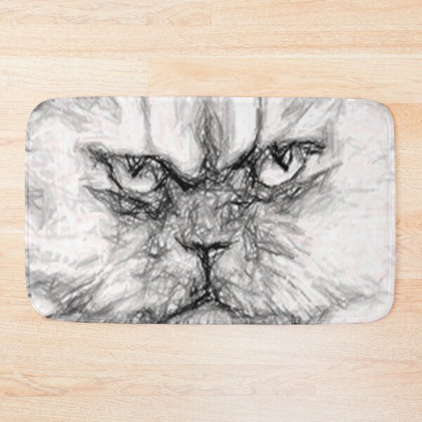 Item preview, Mean Cat designed and sold by apurpleunicorn.