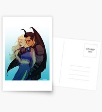 Morrigan and Azriel Postcards