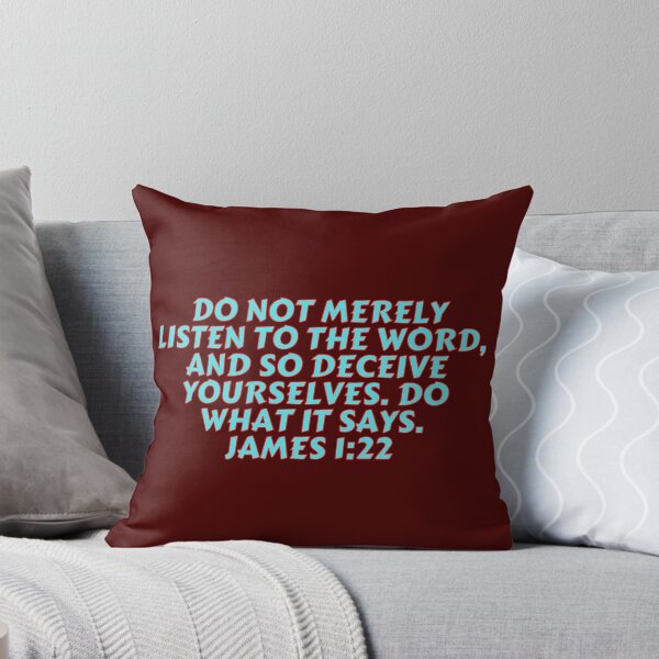 Item preview, Bible Verse James 1:22 designed and sold by Prayingwarrior.
