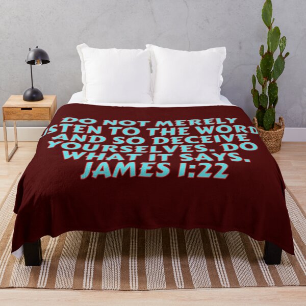 Item preview, Bible Verse James 1:22 designed and sold by Prayingwarrior.