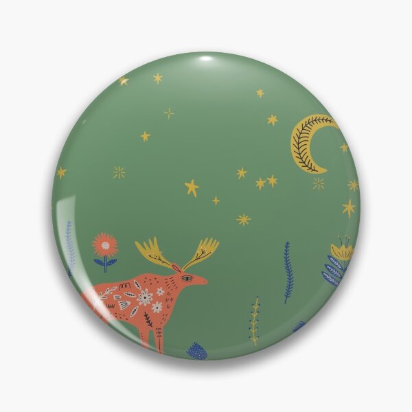 Item preview, scandinavian style elk ornament designed and sold by ilyasovkamil.
