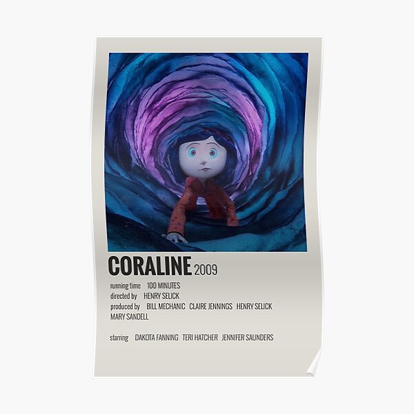 Coraline Alternative Poster Art Movie Large Poster