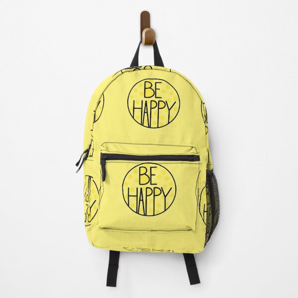 Item preview, Just Be Happy Positive Quote , Pastel Yellow designed and sold by Barolina.
