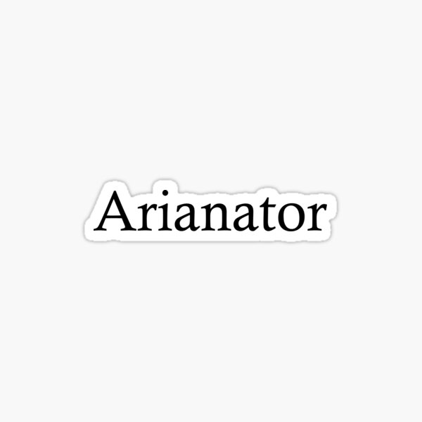 Vista previa del artículo con la obra «Arianator», diseñado y vendido por Sheetansh.