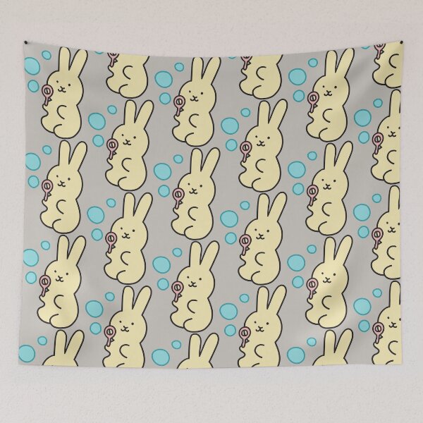 Item preview, Cutie Rabbit Playing with Bubble designed and sold by Desplaced.