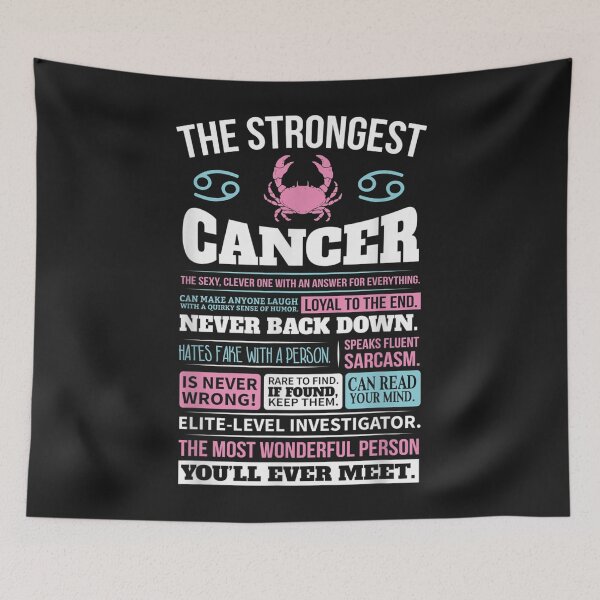 Item preview, The Strongest Cancer Zodiac Never Back Down  Best Cancer TShirt12 designed and sold by etamarapk.