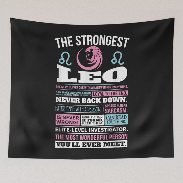 Item preview, The Strongest LEO Zodiac Never Back Down  Best LEO TShirt10 designed and sold by etamarapk.