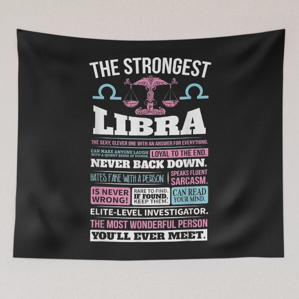 Item preview, The Strongest Libra Zodiac Never Back Down  Best Libra TShirt9 designed and sold by etamarapk.