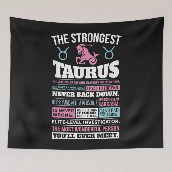 Item preview, The Strongest TAURUS Zodiac Never Back Down  Best TAURUS TShirt11 designed and sold by etamarapk.
