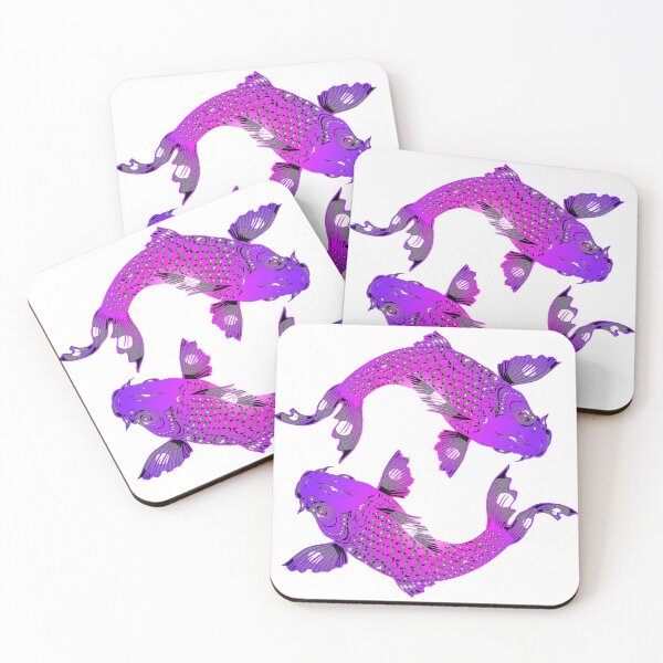 Item preview, Carp Koi Violet Purple designed and sold by Olha Borishchuk.