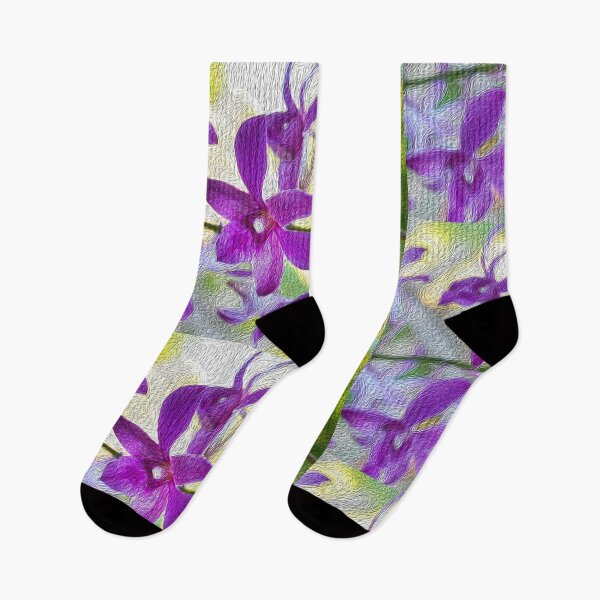 Item preview, ORCHIDS FLOWER BLOOM PAINTING EFFECTS designed and sold by apparelsocietee.