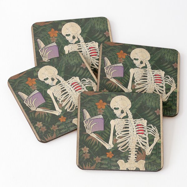 Item preview, Skeleton Books Make Me Feel Alive Poster designed and sold by SaraBiskup-04.