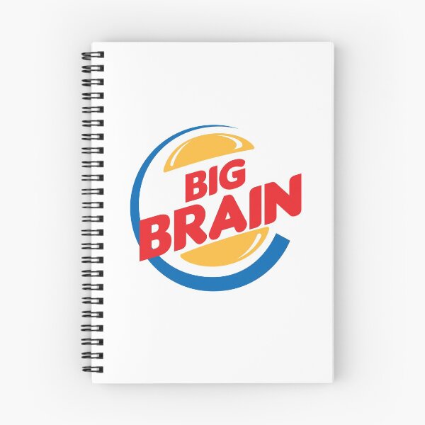 Item preview, Big Brain - Parody Logo designed and sold by Brookerino.