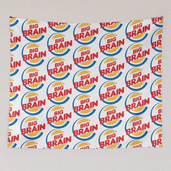 Item preview, Big Brain - Parody Logo designed and sold by Brookerino.