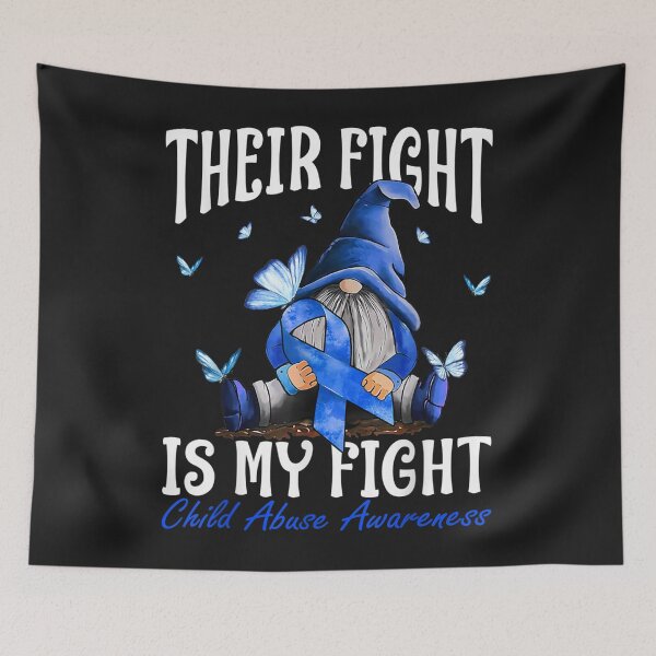 Item preview, Their Fight Is My Fight Child Abuse Awareness Gnomes TShirt101 designed and sold by etamarapk.