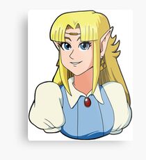 Princess Zelda III Metal Print