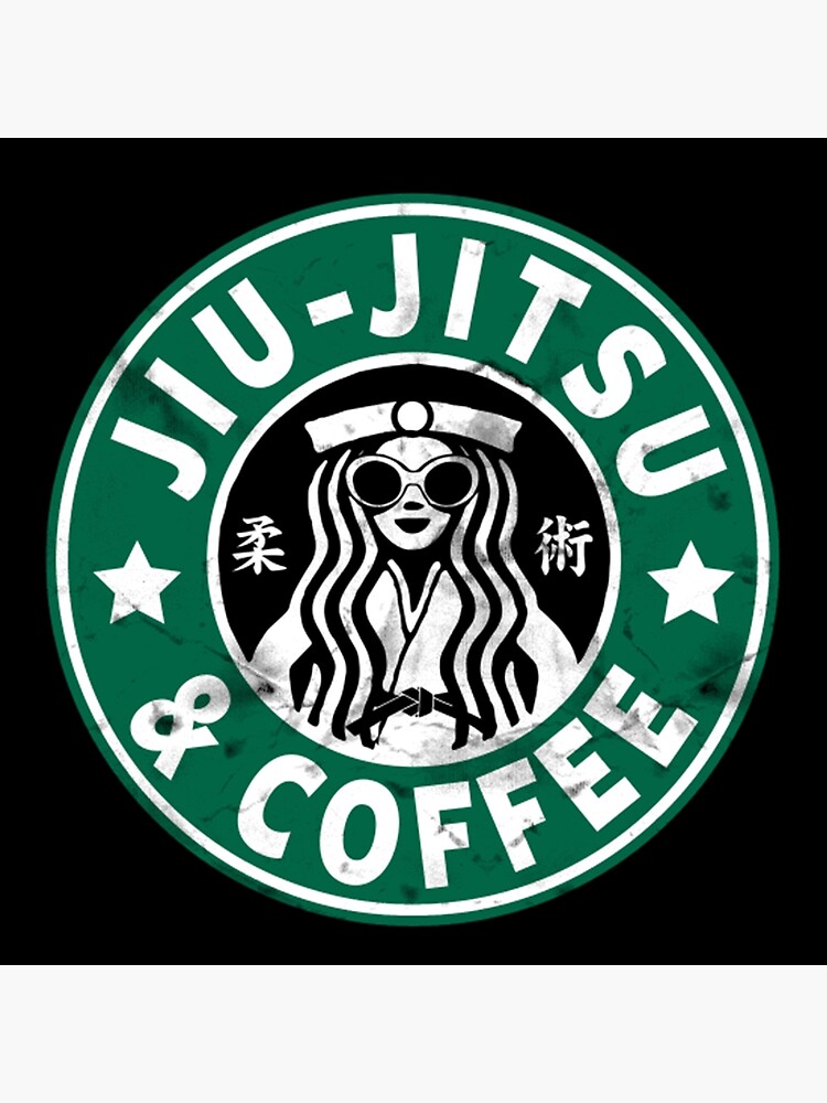 Disover JIU JITSU AND COFFEE FUNNY BRAZILIAN JIU JITSU Premium Matte Vertical Poster
