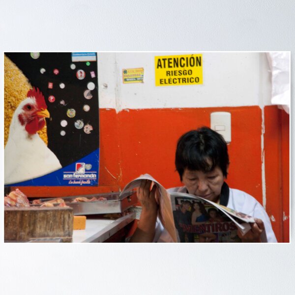 Vista previa del artículo con la obra «Chicken Lady», diseñado y vendido por phil decocco.