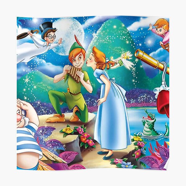 Poster Peter Pan Redbubble