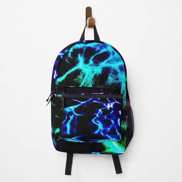 Item preview, Rainbow Black Waves Ocean Tropical Summer Tie Dye designed and sold by Wizardofpizza.