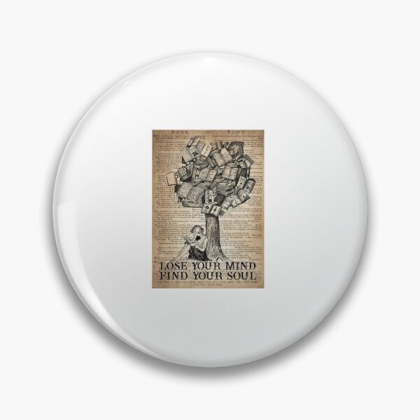Item preview, Tree Books Lose Your Mind Find Your Soul Dictionary Poster designed and sold by SaraBiskup-04.