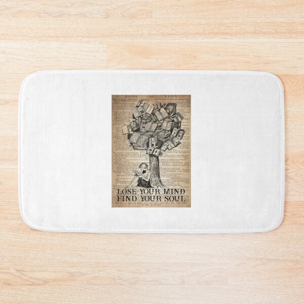Item preview, Tree Books Lose Your Mind Find Your Soul Dictionary Poster designed and sold by SaraBiskup-04.