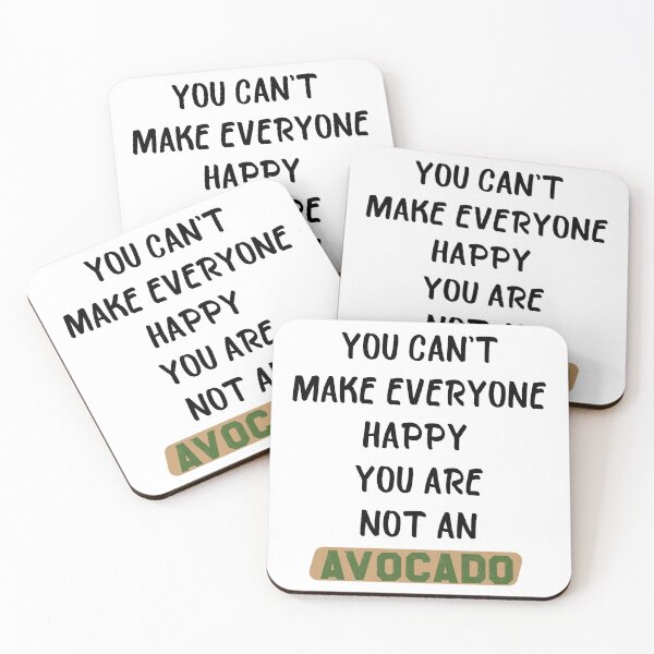 Item preview, you can't make everyone happy you are not a avocado - Funny Avocado - vegan designed and sold by Shirt  Paradise Art ⭐⭐⭐⭐⭐.