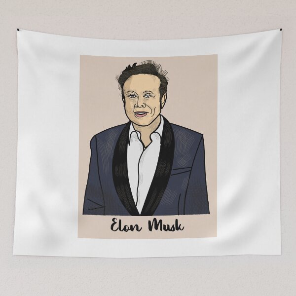 Item preview, Elon Musk poster | Elon Musk painting | Elon Musk  t-shirt  designed and sold by KARTICK DUTTA.