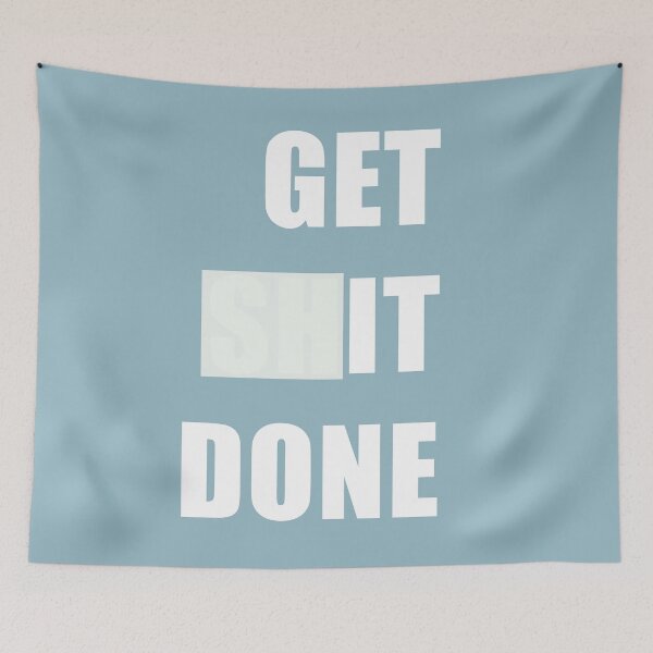 Item preview, Get it done- left aligned design designed and sold by Tanuja  Sharma.
