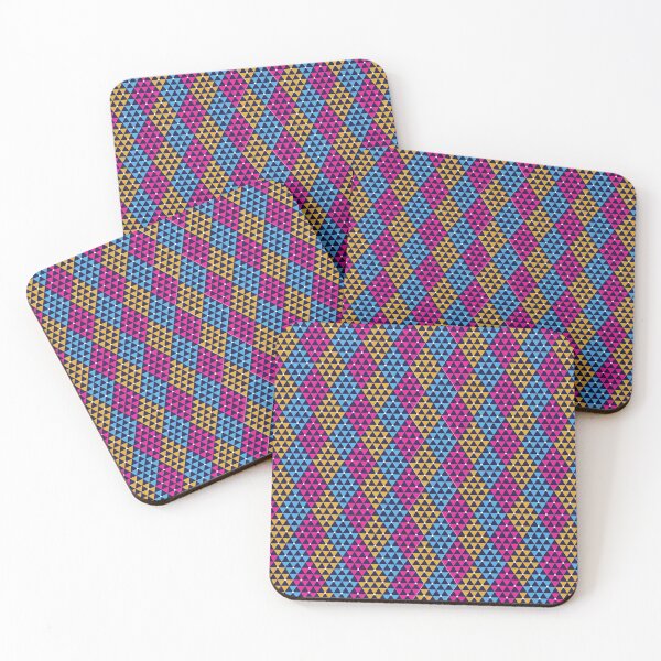 Item preview, African Inspired Geometric Triangular Pattern | Pansexual Flag Edition designed and sold by beanibooi.