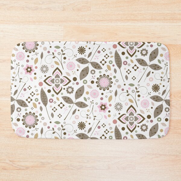 Item preview, Vintage flower pattern designed and sold by rainbowbirds.
