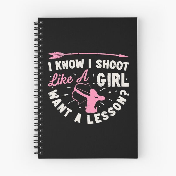 Item preview, I Know I Shoot Like A Girl Archery Shirt for Men Women Boys Girls Kids Archers Bow Lover Gifts designed and sold by LiqueGifts.