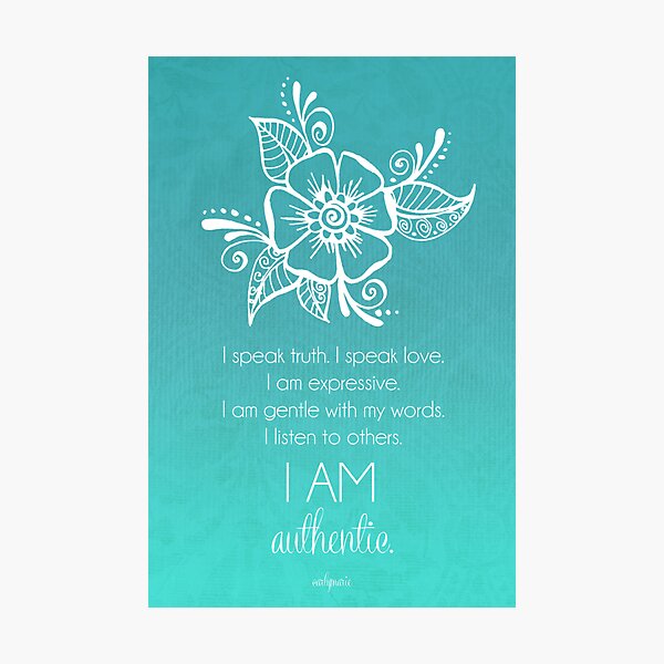 Item preview, Throat Chakra Affirmation designed and sold by CarlyMarie.