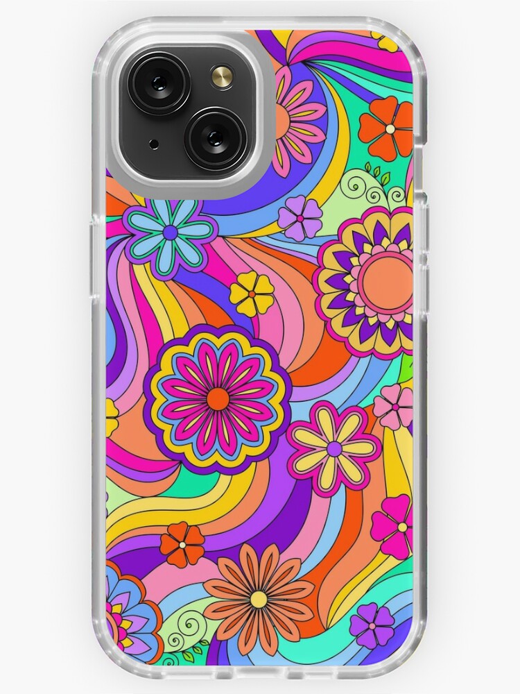 Groovy Psychedelic Flower Power Flower Graphic T-Shirt | Redbubble