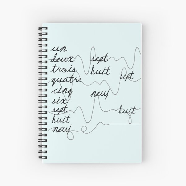 Sept huit neuf... Spiral Notebook