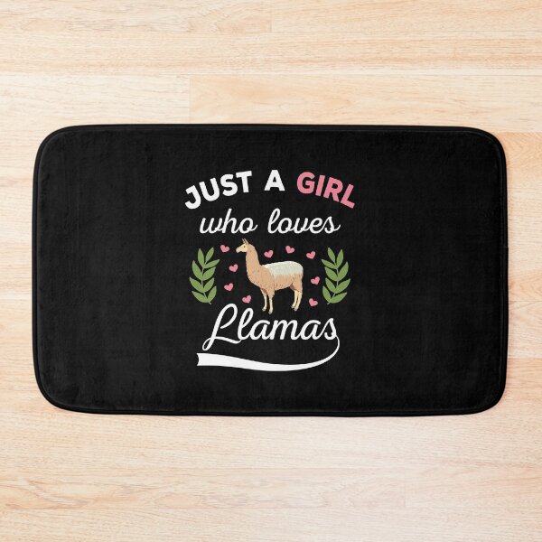 Item preview, Just A Girl Who Loves Llamas designed and sold by ReadyArt.