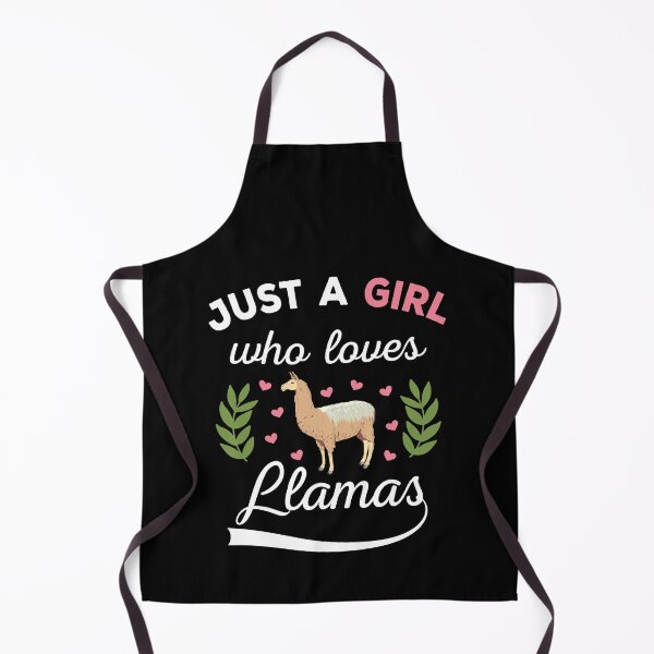 Item preview, Just A Girl Who Loves Llamas designed and sold by ReadyArt.