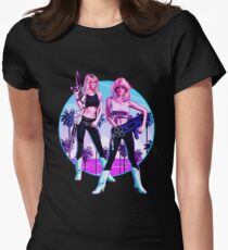Hard Ticket to Hawaii - Big Guns Women's Fitted T-Shirt