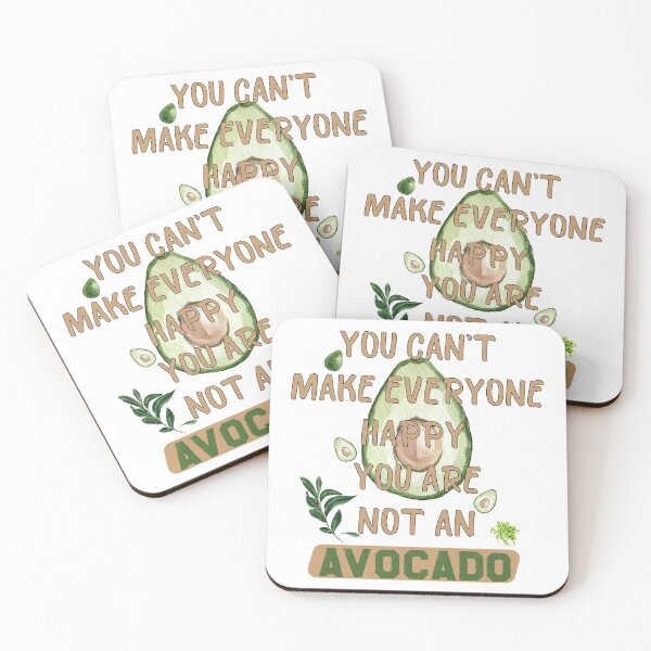 Item preview, you can't make everyone happy you are not a avocado - Funny Avocado - vegan designed and sold by Shirt  Paradise Art ⭐⭐⭐⭐⭐.