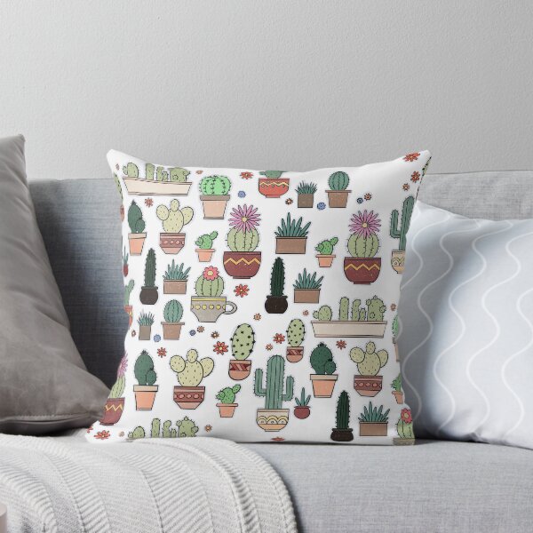 Item preview, Colorful Cactus & Flowers Tee Design designed and sold by Francesco Borrelli.