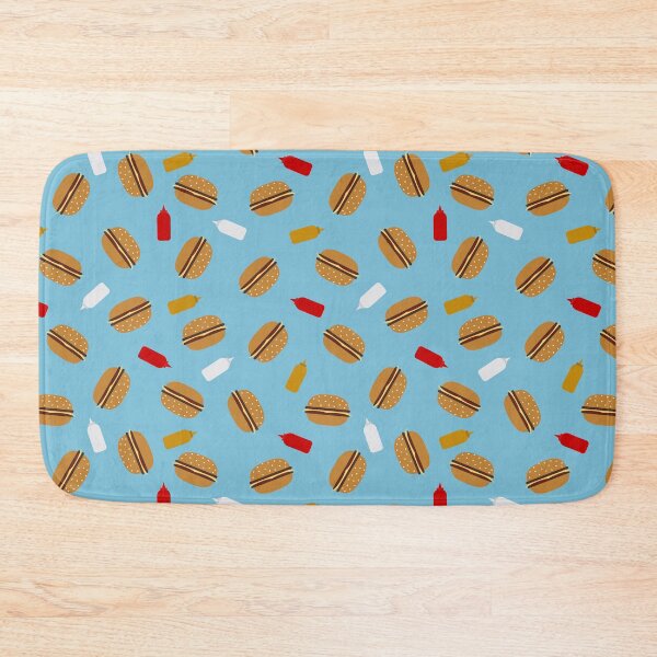Item preview,  pattern of burgers and sauces designed and sold by KorotkovaAlena.