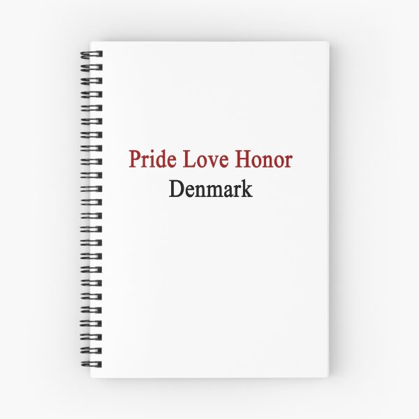 Item preview, Pride Love Honor Denmark designed and sold by supernova23.