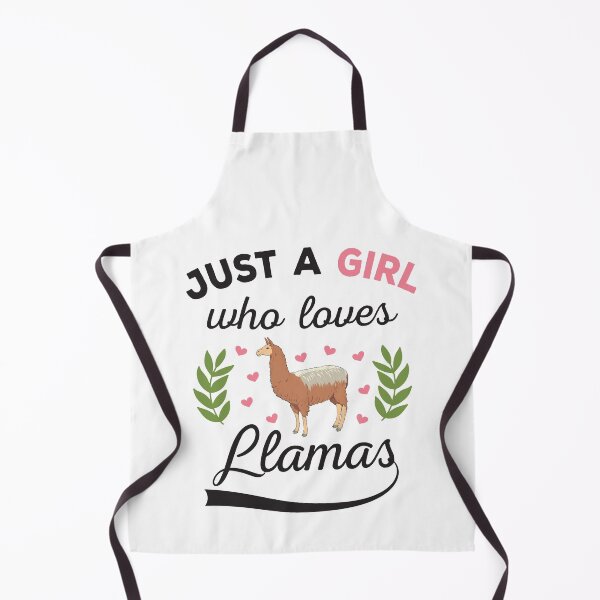 Item preview, Just A Girl Who Loves Llamas designed and sold by ReadyArt.