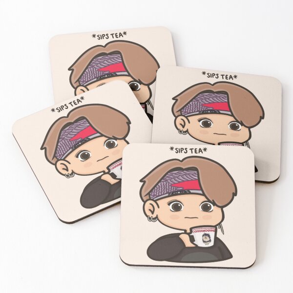 Item preview, BTS V *sips tea* Meme designed and sold by AigoBangtan.