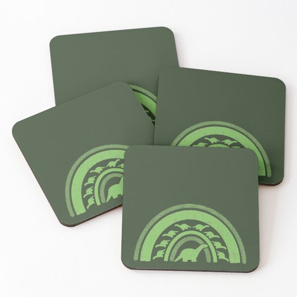 Item preview, Dinosaur Rainbow Green designed and sold by Funful.