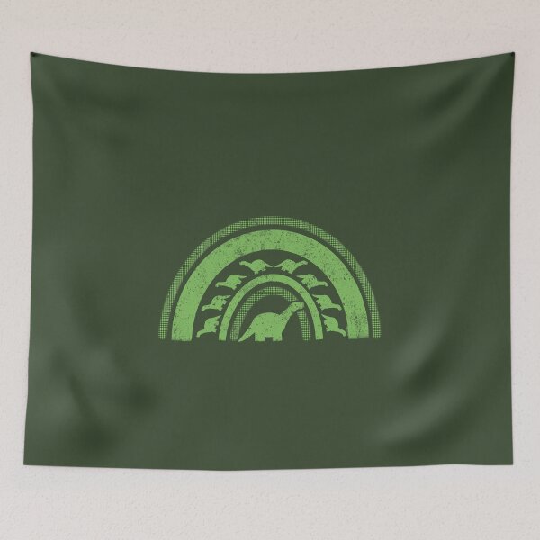 Item preview, Dinosaur Rainbow Green designed and sold by Funful.