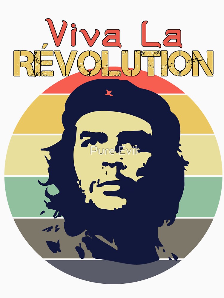 Che Guevara Viva La Revolucion Retro Vintage Style' Men's T-Shirt